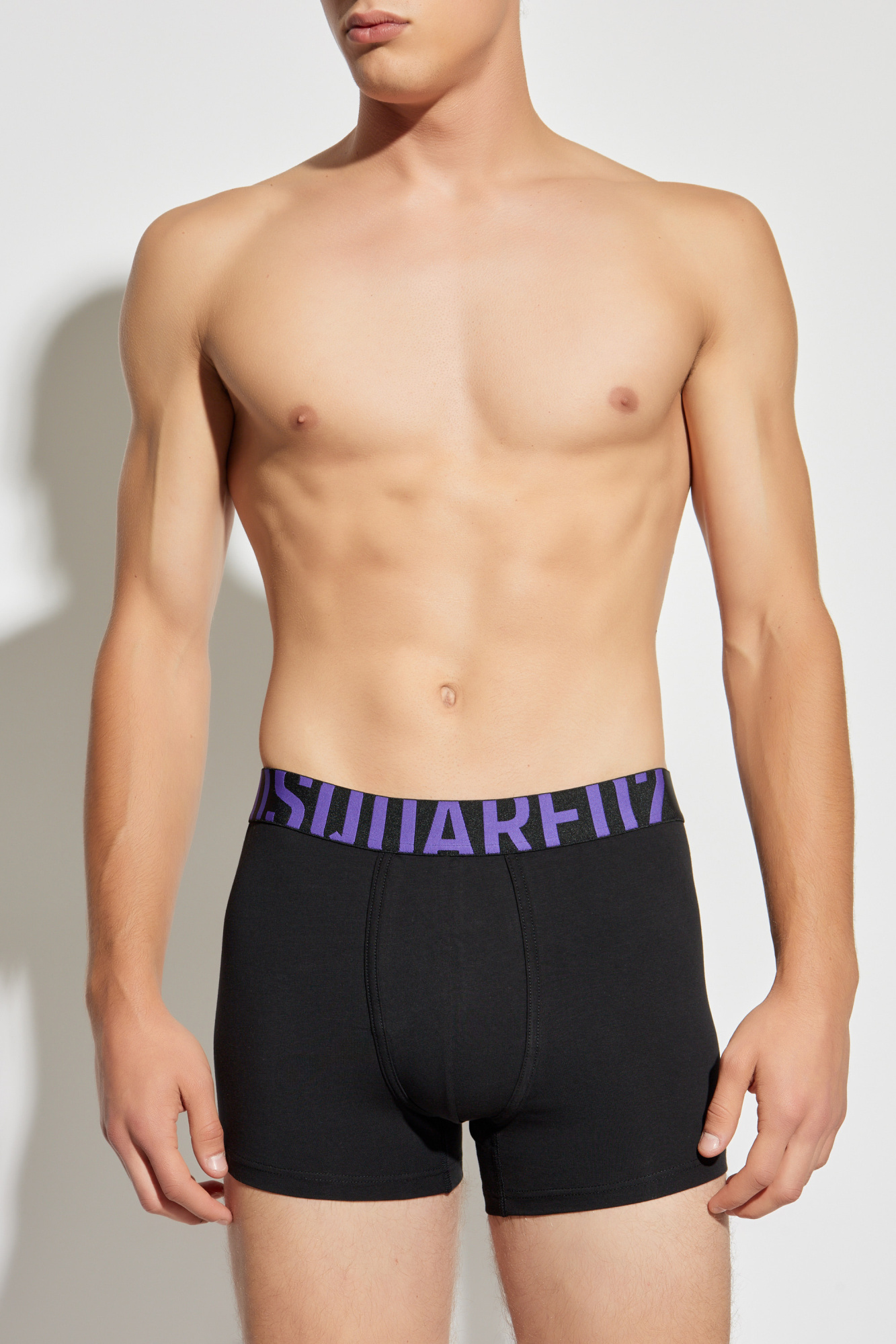 Black Cotton boxers with logo Dsquared2 - Vitkac AS